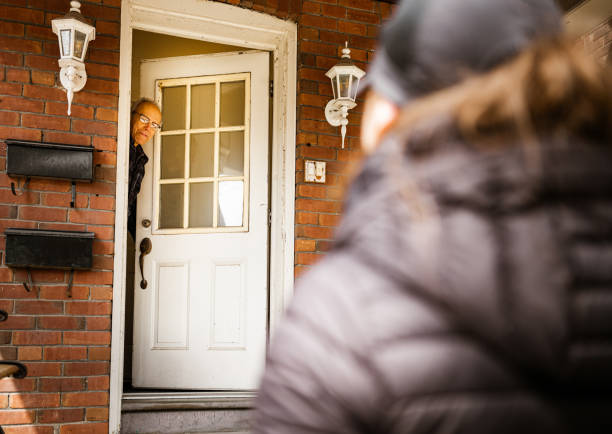 istock COVID-19, Senior citizen Home food delivery during lockdown 1219203636