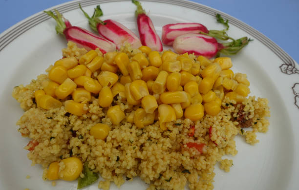 istock Tabbouleh and corn cooked in water  Radish  Appetizers 1219204923