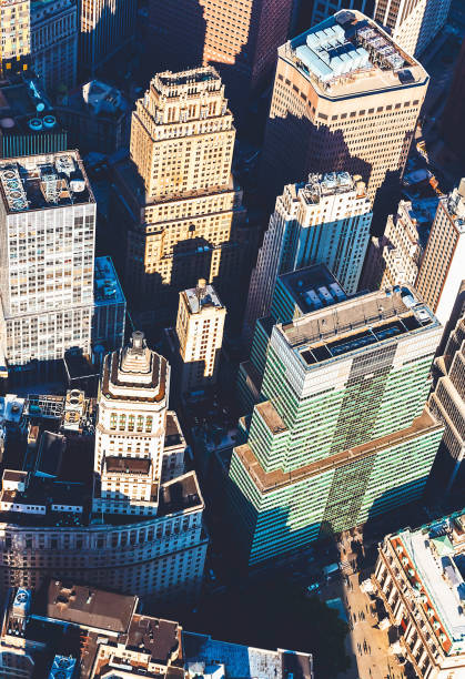istock Aerial view of lower Manhattan NYC 1219205046