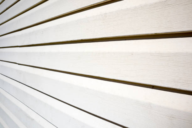 istock House with pale yellow vinyl siding 1219205325