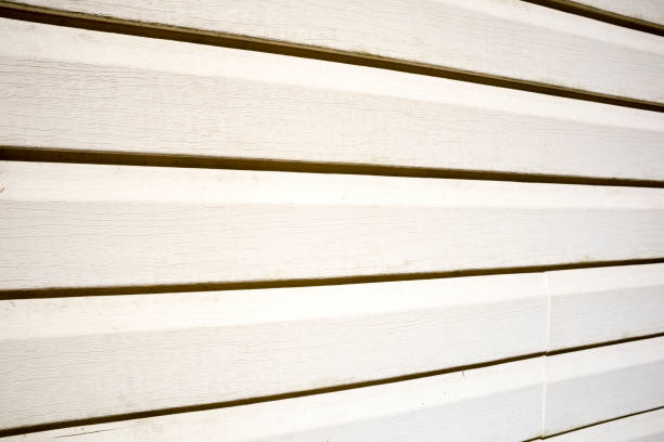 istock House with pale yellow vinyl siding 1219205335