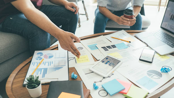istock Start up partners are discussing the ideas for new strategy of development. 1219208794