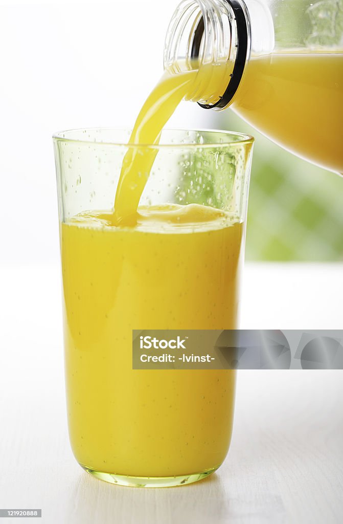 Orange juice  Bottle Stock Photo