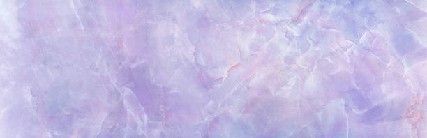 Background and texture of purple marble. Panorama. Banner.