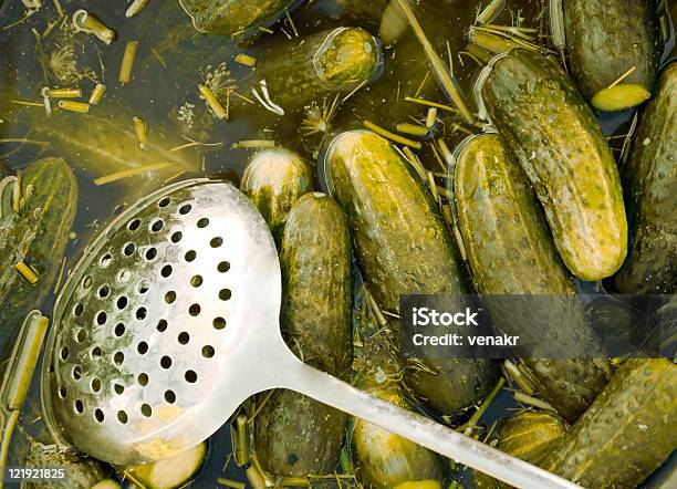 Pickled Cucumbers Stock Photo - Download Image Now - Close-up, Color Image, Cooking