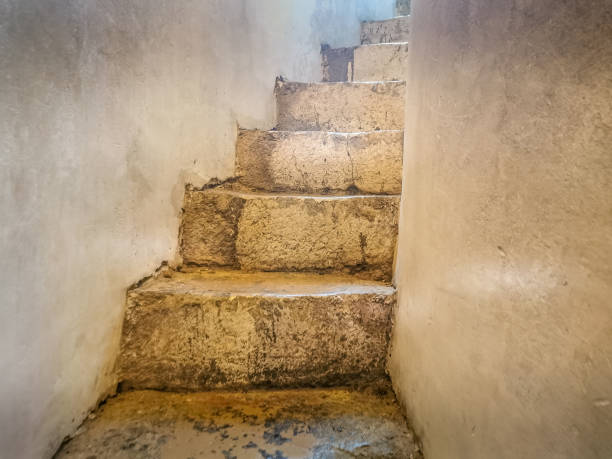 istock Old stone stairs in Zadar 1219224667