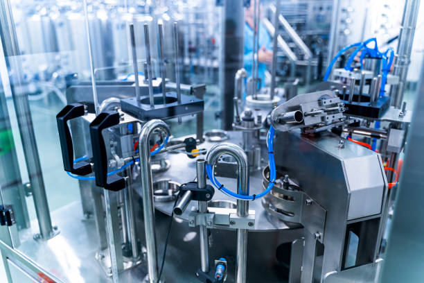 istock Dairy industry machinery. 1219231974