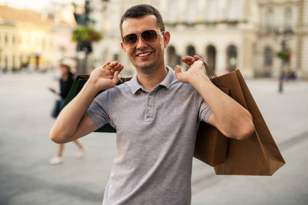istock Man in shopping 1219235117