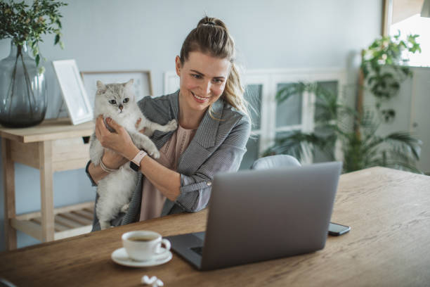 istock Women working during isolation period 1219239887