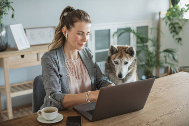 Women working during isolation period