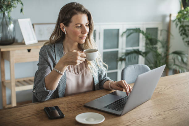 istock Women working during isolation period 1219240282