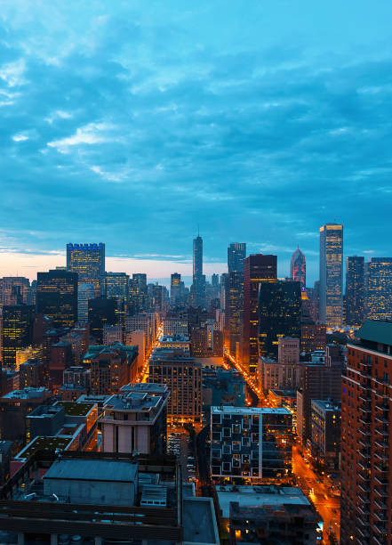 istock Downtown chicago cityscape skyscrapers skyline 1219254501