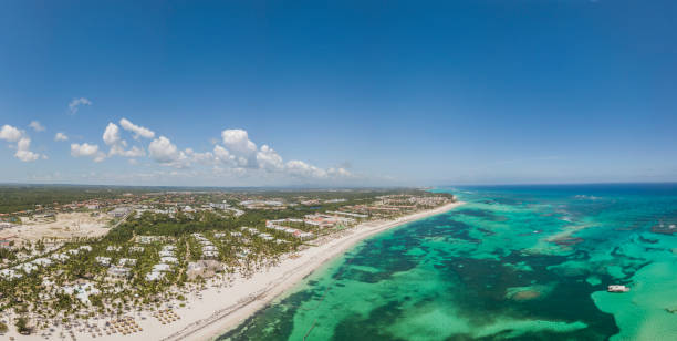 istock Empty beach Punta Cana Dominican Republic 1219256128