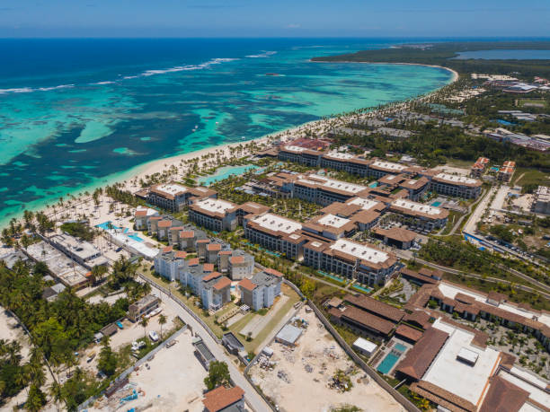 istock Empty beach Punta Cana Dominican Republic 1219256171