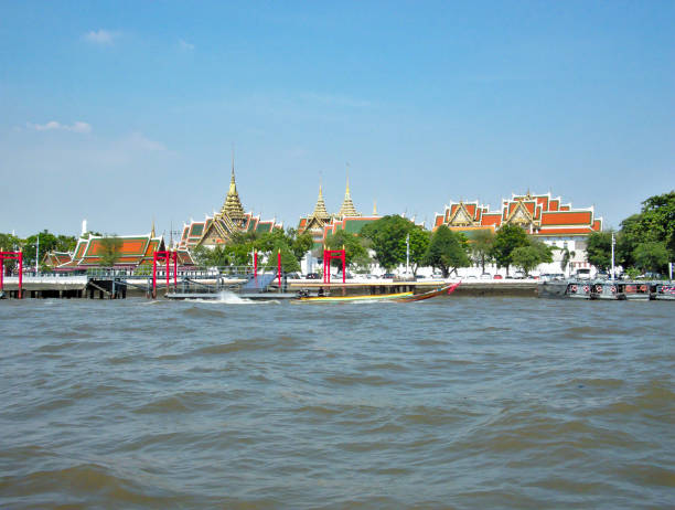istock In the Chao Phraya River, the Grand Palace, viewed from the Chao Phraya River 1219258619