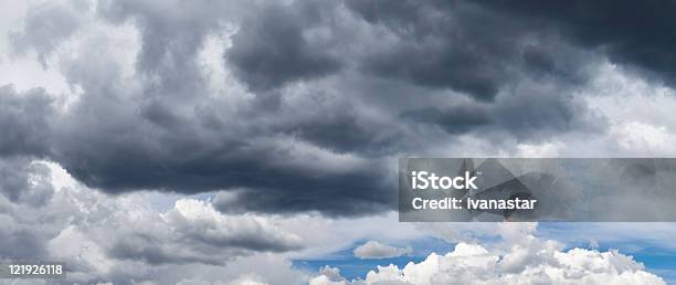 Dark Storm Clouds Stock Photo - Download Image Now - Awe, Beauty In Nature, Blue