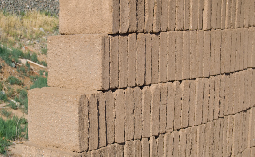 Mud Bricks Color Ecco Friendly Sustainable Adobe Mud Bricks For Green Building Stock ...