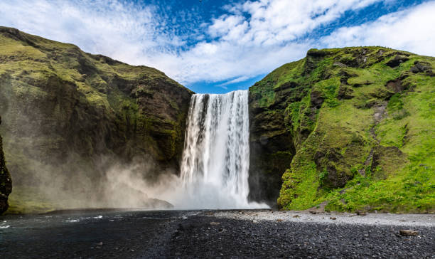 istock Skogafoss waterfall in Iceland during a summer day 1219262023