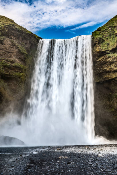 istock Spectacular Skogafoss Waterfall during a summer day 1219262568