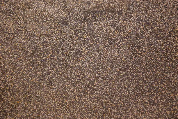 Photo of Dark terrazzo flooring texture