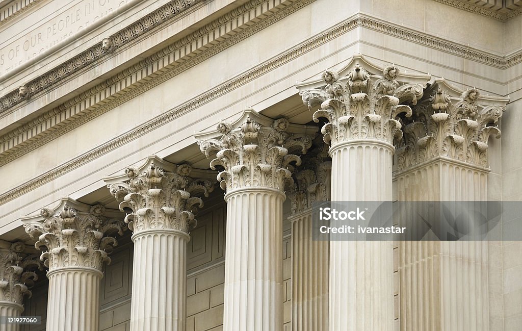 National Archives, Washington, D.C. - Photo de Colonne architecturale libre de droits