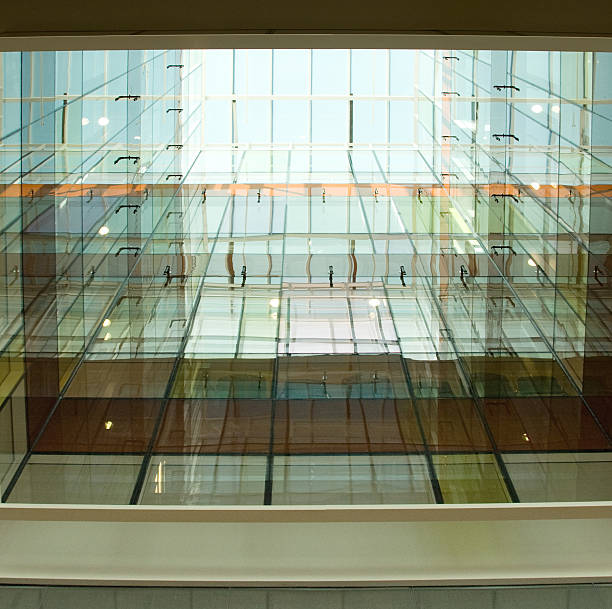 istock Ultramodern Glass Atrium Architecture 121927141