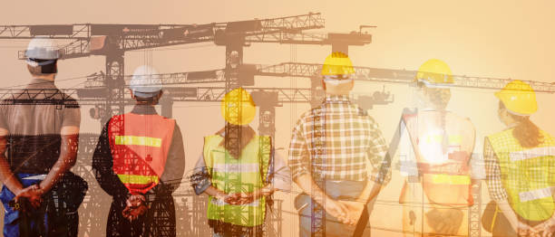 istock multiexposure construction industrial background of construction project engineers and workers overlay with silhouette construction project site background 1219272164