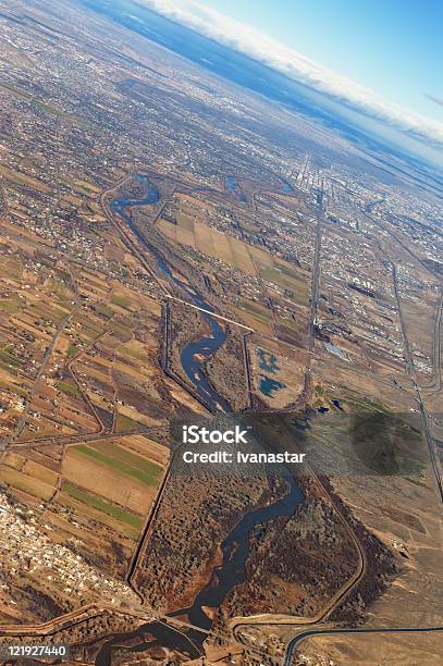 Vista Aérea Del Rio Grande Valley Foto de stock y más banco de imágenes de Aire libre - Aire libre, Ausencia, Cadena de montañas