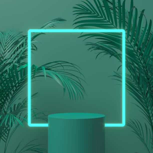 istock Abstract background. mock up scene for product display. 3d render 1219276076