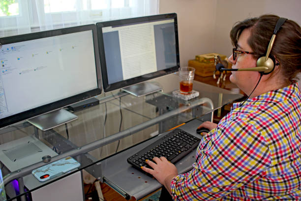 istock Woman working from home during COVID-19 shutdown 3 1219279698