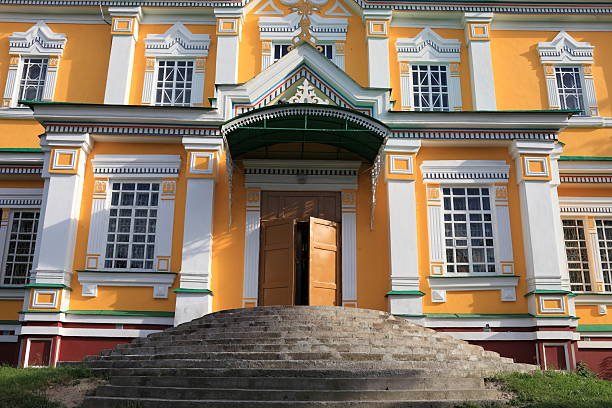istock Entrance to orthodox church 121928151