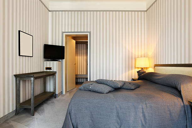 istock interior luxury apartment, comfortable bedroom 121928254