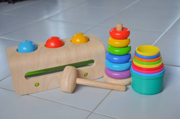 istock Colorful wooden toy 1219290034