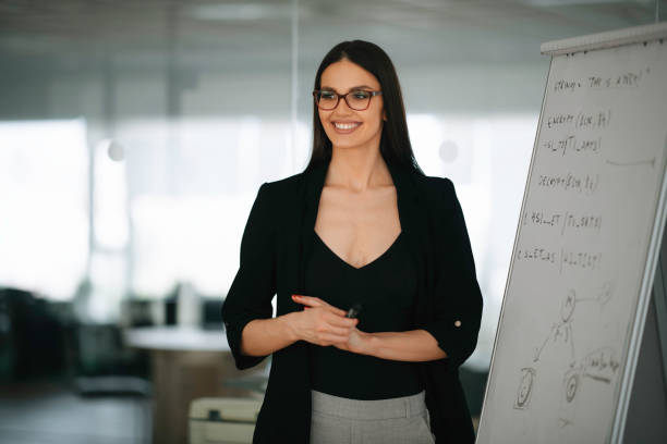istock Businesswoman working in office. 1219290063