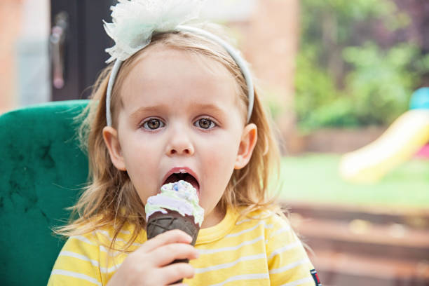 istock Enjoying Summer Treat - Cold Ice Cream 1219298247