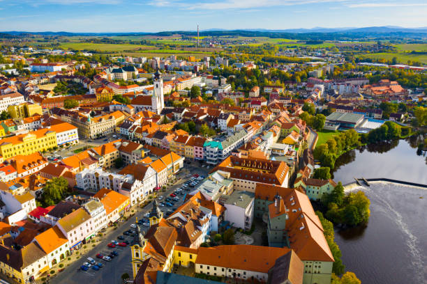 istock Panoramic view of Pisek 1219309266