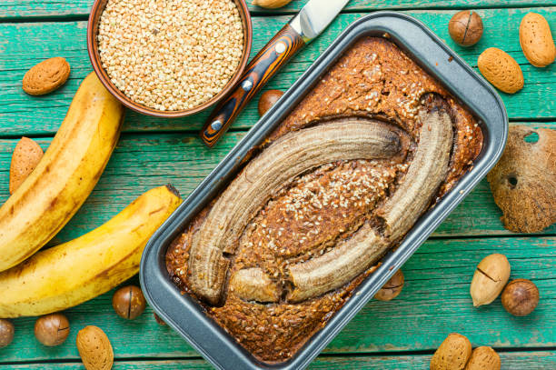 istock Delicious banana bread 1219311890