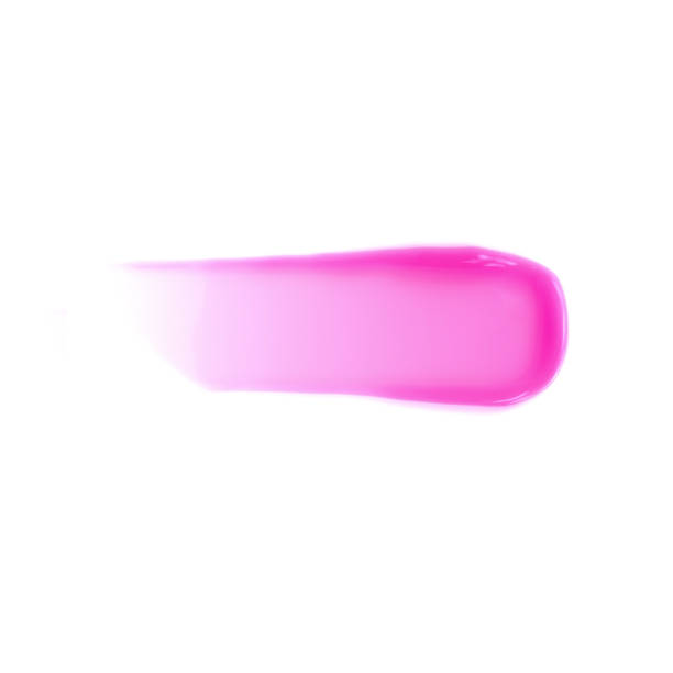 rosa lippenstift gel abstrich. smudge swatch kosmetische produkt textur, make-up oder nagelstudio design element 3d rendering - cosmetics nail polish beauty spa lipstick stock-fotos und bilder