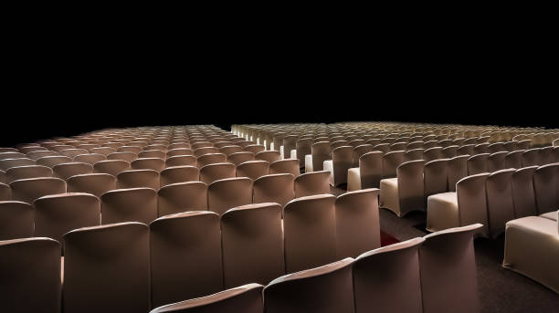 istock empty chairs in large Conference hall for Corporate Convention or Lecture 1219322682