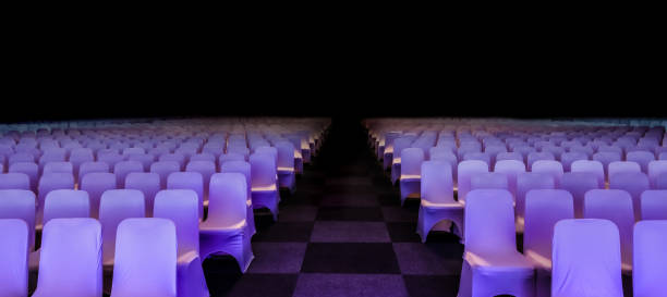 istock empty chairs in large Conference hall for Corporate Convention or Lecture 1219322685