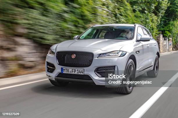 Jaguar Fpace Stock Photo - Download Image Now - Jaguar Car, Sports Utility Vehicle, Jaguar F-Pace