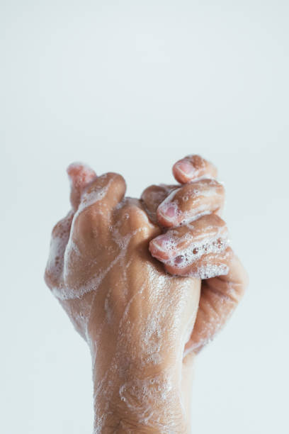 istock Woman washing his hands. Close up. 1219339528