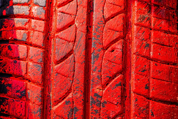istock Abstract painted art background.  Car tire texture. 1219340188