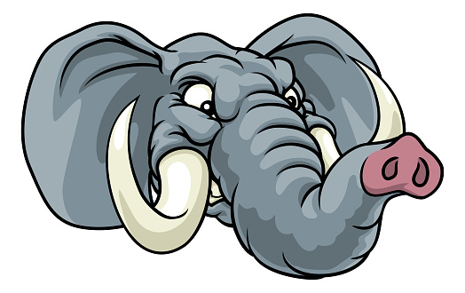 Angry Elephant Cartoon Linh Vật Thể Thao Động Vật Hình minh họa Sẵn có -  Tải xuống Hình ảnh Ngay bây giờ - Chính trị, Hài hước, Voi - iStock