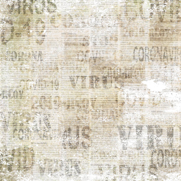 istock Coronavirus Covid-19 news scratched grunge newspaper old paper background 1219346426