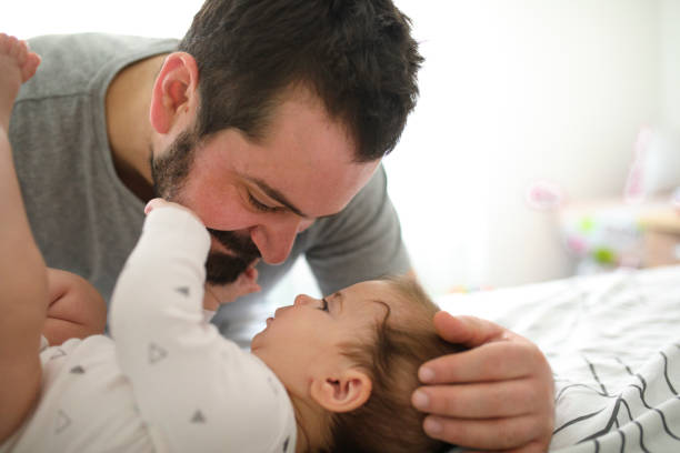 istock Happy father playing with his daughter 1219350078