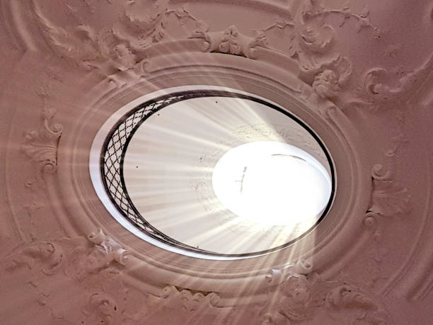 istock Rays of light in the church. 1219354435