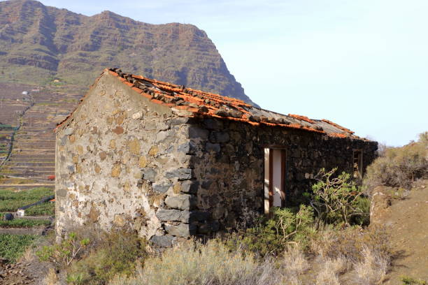 istock lodge or small house abandoned and falling down in La Gomera, Spain 1219355425
