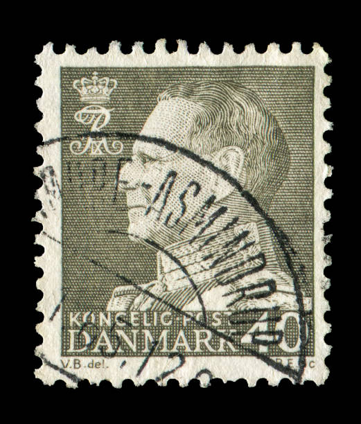 istock Denmark Stamp: Shows Portrait of King Frederick IX(1899-1972) 1219356695