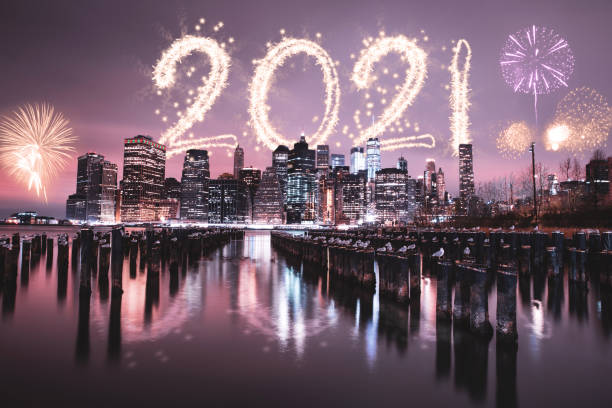 istock New Year's 2021 Fireworks firework exhibition in New York 1219367067